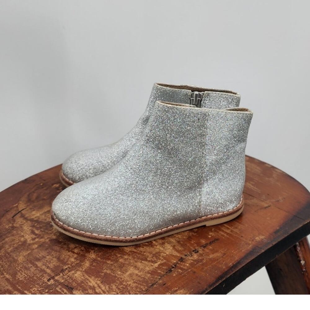 Janie and Jack Glitterโ Ankle Booties Size US 7 Girls